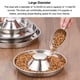 thumbnail image 4 of Cuenco De Destete Para Perros, Cuenco De Alimentación Para Cachorros Antiasfixia A Prueba De Herrumbre, Bordes Lisos De Acero Inoxidable Para Agua Y Comida, 4 of 7
