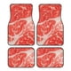 thumbnail image 1 of Fotbe Beef Steaks Juego de 4 Tapetes para Auto con Estampado – Alfombrillas de Goma Reforzada, Diseño Antideslizante, Protección para Todo el Año – Vehículos, Autos, Camionetas y SUVs, 1 of 7