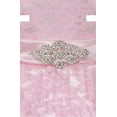 thumbnail image 5 of Big Girls' Pleated Lace Illusion Top Sunburst Skirt Flowers Girls Dresses Purple Size 12, 5 of 7