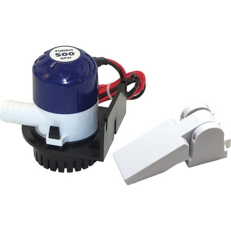 360 Gph Pump - Shoreline Marine Bilge Pump w Auto-Float Switch 600 GPH 3/4 in