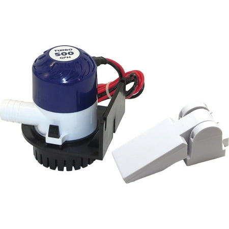 Shoreline Marine Bilge Pump w Auto-Float Switch 600 GPH 3/4 (Best Bilge Pump Float Switch)