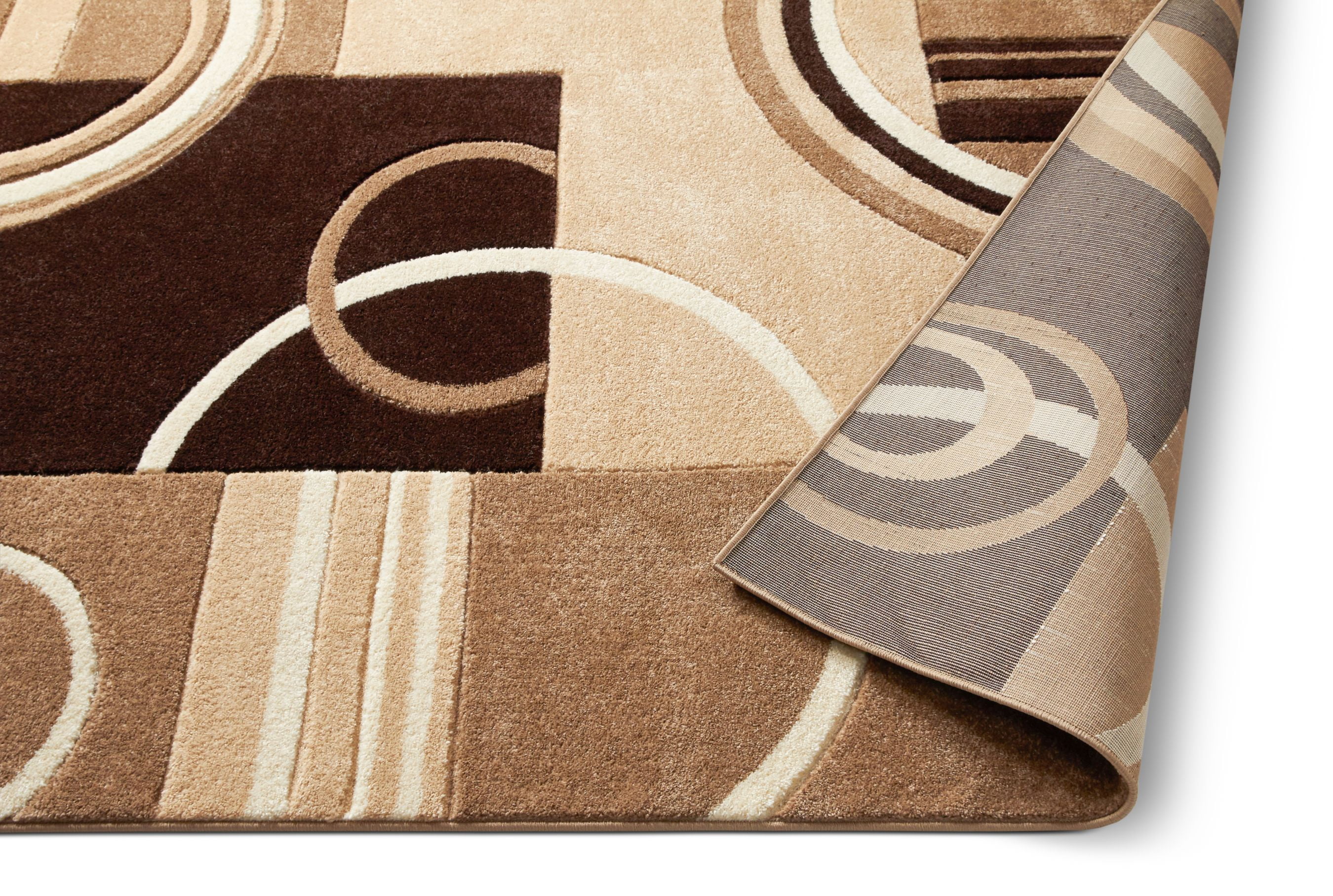 Well Woven Ruby Galaxy Waves Modern Geometric Ivory 7'10" x 9'10" Area Rug