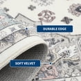 thumbnail image 4 of Living Room Rug 5x7, Washable Boho Area Rug Vintage Low Pile Non Slip Carpet for Bedroom, Dining Room Home Office, 4 of 5