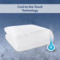 thumbnail image 2 of Serta Cool Air Mesh Cover Mattress Protector, Waterproof, Cal King 72" x 84", Blue, 2 of 9