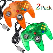 N64 Controller, LUXMO 2Pack Classic Retro Wired Controllers Gamepad Controller Joystick for N64 Console Video Games System