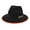Black, variant on Baqcunre Hats for Women, Korean Version Woolen Top Hat Jazz Hat British Top Hat Big Brim Hat Ladies Autumn And Winter Fashion Brim Flat Hat,