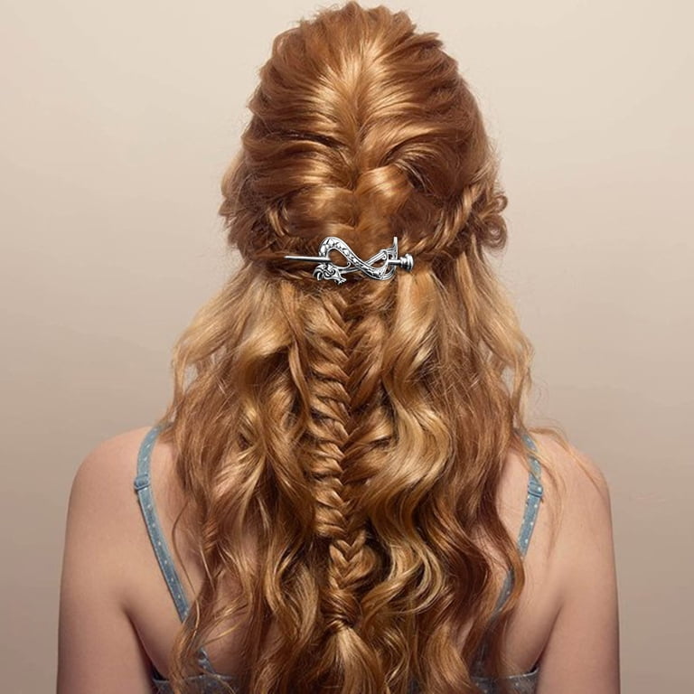 Vintage Hair Slides 4 Pcs Hair Barrettes,Hair Clips Women, Hair Slides for Thick  main image 3