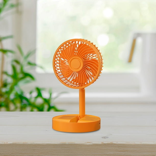 Mainstays 6 inch Personal Rechargeable USB Foldable Fan with 3 Speeds