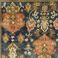 thumbnail image 3 of HomeRoots 8'x11' Navy Blue Hand Tufted Traditional Floral Indoor Area Rug - 375538, 3 of 5