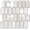Glossy Wood Grain, variant on Long Hexagon Peel and Stick Backsplash - 10 Sheets Stick Backsplash for Kitchen and Bathroom 12.4 x 12 Inch Dolomite Marble Look PVC Self Adhesive Mosaic Wall s
