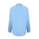 thumbnail image 4 of Men's Summer Solid Color Oversized Lapel Shirt S, 4 of 5