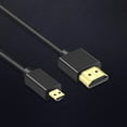 thumbnail image 4 of Cable Compatible con HDMI a HDMI Cable Compatible con HDMI Cable adaptador - Ultra suave y fino para proyector de ordenador portátil HDTV, 4 of 6
