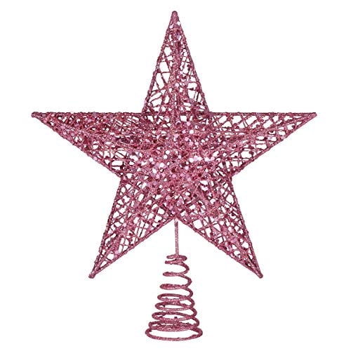 Adorno con forma de estrella de hierro para árbol de Navidad