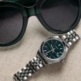 thumbnail image 2 of Timex Waterbury SST Green/Silver Ladies Watch TW2T87200, 2 of 6