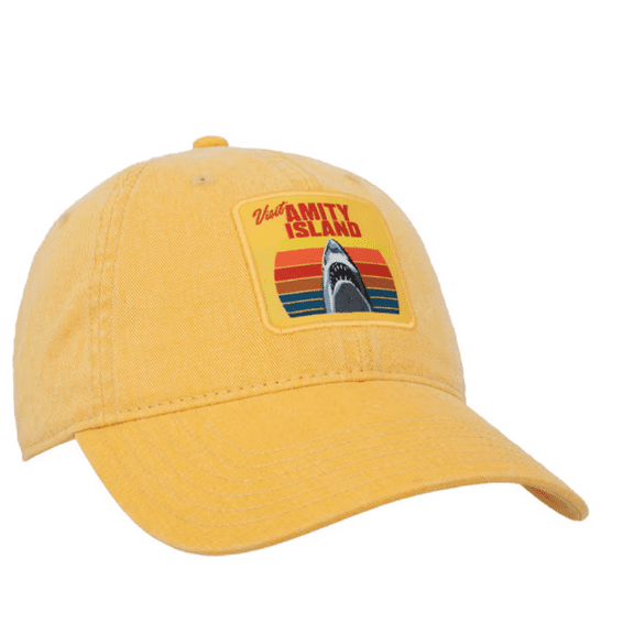 Universal Studios Jaws 50th Anniversary Vintage Adult Cap Baseball Hat New Tag