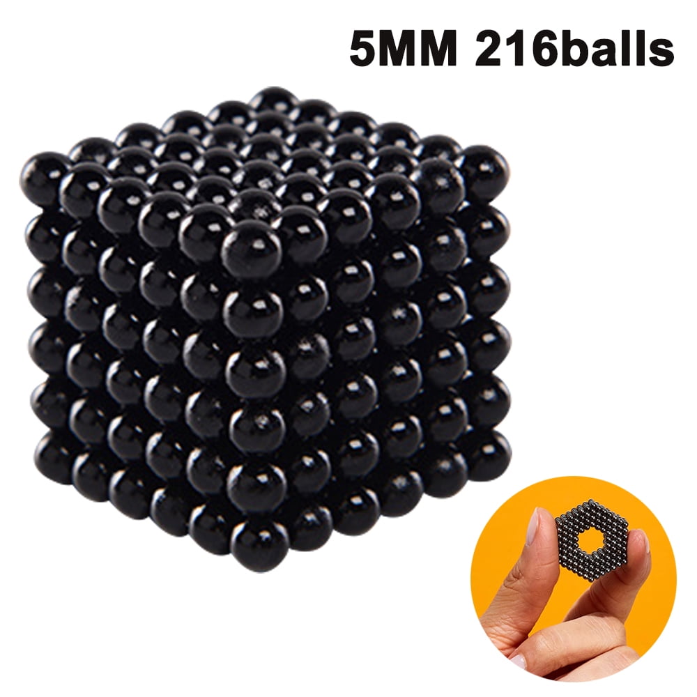 Sky Magnets 5 mm Magnetic Balls Cube Fidget Gadget Toys Rare Earth Magnets Office Desk Toy Desk Games Magnet Toys Magnetic Multicolor Beads Stress Relief Toys for Adults Purple 