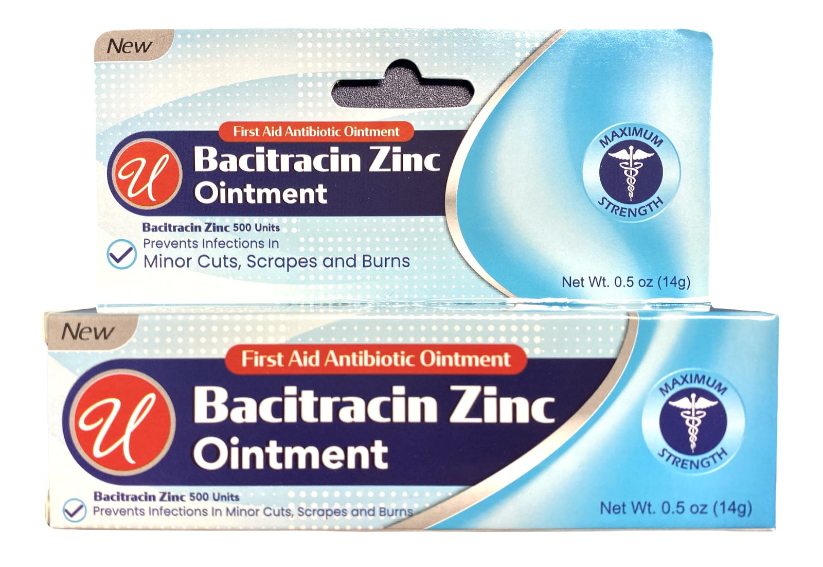 Bacitracin Zinc Ointment First Aid Antibiotic Minor Cuts, scrapes And Burns 1pk