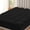 Black, variant on Thick Cooling Mattress Topper - Overfilled Down Alternative Pillow Top, Baffle Box Design, Fits 8-21 Inch Deep Pocket, Plush & Support, Machine Washable