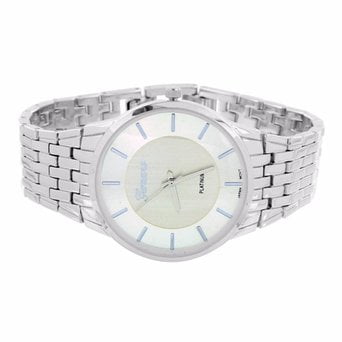 - Presidential Style Mens Watch Geneva White Gold Tone Platinum Joe Rodoe Womens