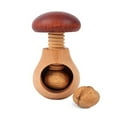 thumbnail image 2 of Wooden Mushroom-Shaped Nutcracker for Walnuts, Handheld Screw Press Tool, Includes 1 Clip, 2 of 8
