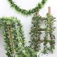 thumbnail image 6 of SHENGXINY 1PCS Christmas Artificial Garland Hanging Vines,for Wedding Decoration Home Garden Outdoor Ceremony Arch Floral Decor 70.1in Green, 6 of 6