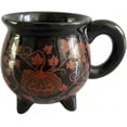 thumbnail image 2 of FEOLGEHLY Halloween Decorations, Ceramic Pumpkin Mug With Legs Witch Cauldron Coffee Cup 4 Footed Halloween Cauldron Mug 3 Colors Orange White Black For Hot Cocoa Tea Or Party Favors (B), 2 of 6