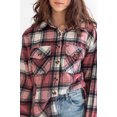 thumbnail image 4 of Ragstock Black & Pink Plaid Oversized Shacket, 4 of 4