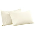 thumbnail image 2 of Superior Cotton Blend 600 Thread Count Pillowcase Set of 2, King Size, Ivory, 2 of 4