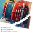 thumbnail image 3 of 500 Piece Jigsaw Puzzle For Adults Retro Fire Truck Vibrant Colors Challenging & Fun Activity Great Gift Idea Home Decor, 3 of 7