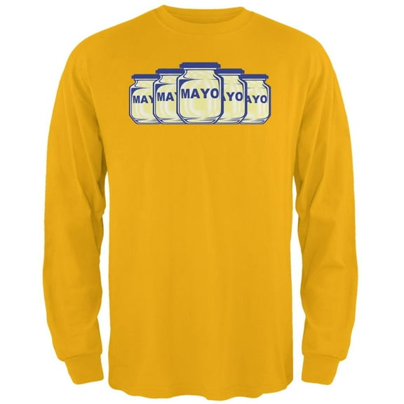 Cinco De Mayo Funny Jar Joke Mens Long Sleeve T Shirt Gold MD