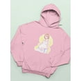 thumbnail image 3 of Manga Woman Calm Pregnant Hoodie Women -Image by Shutterstock, Female Large, 3 of 4