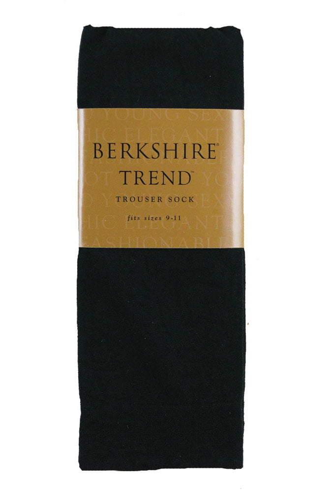 Berkshire Womens Plus-Size Queen Trend Opaque Trouser Socks Sandalfoot 6424 