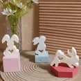 thumbnail image 3 of Silicone Rabbit Mold With Heart Cutout For Resin Crafts And Plaster Decorations, 3 of 8