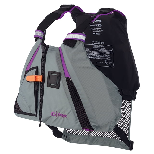 Chaleco deportivo Onyx MoveVent Dynamic Paddle - Púrpura/Gris - Mediano/Grande