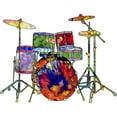 thumbnail image 2 of CafePress - Wild Drums Throw Blanket - Soft Fleece Throw Blanket, 50"x60" for All Ages, 2 of 2
