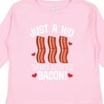 thumbnail image 4 of Inktastic Just a Kid Who Loves Bacon Boys or Girls Long Sleeve Toddler T-Shirt, 4 of 5