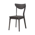 thumbnail image 2 of Eureka Open Back Side Chairs Dark Grey (Set of 2), 2 of 5
