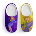 thumbnail image 3 of Scooby Doo Daphne Kids Cotton Slippers Slip-on Indoor Memory Foam House Shoes Fluffy Slippers Furry Cozy Comfy Slippers Boys Girls, 3 of 8