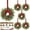 6, variant on Guvpev 4 Pcs Mini Christmas Wreath for Cabinets Kitchen, 11 Inch Hanging Small Christmas Wreaths with Red Bows Cedar Branchs Red Berry Clusters for Kitchen Cabinet Fireplace Window Front Door Wall