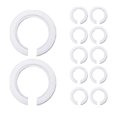 thumbnail image 1 of 12pcs Lamp Shade,e27 To E14 Hole Converter,lampshade Ring Reducer For Fitting Screw Lamp Shades To, 1 of 5