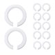 thumbnail image 1 of 12pcs Lamp Shade,e27 To E14 Hole Converter,lampshade Ring Reducer For Fitting Screw Lamp Shades To, 1 of 5