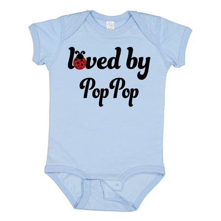 

Inktastic Loved by Pop Pop Gift Baby Boy or Baby Girl Bodysuit