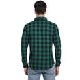thumbnail image 6 of Uniexcosm Men's Flannel Shirt Long Sleeve Regular Fit Shirts, 6 of 6
