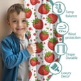 thumbnail image 3 of Blackout Kids Curtains,Strawberry and Dot White Pattern Children's Insulated Curtains Set Of 2,Bedroom Essentials,Toddler Room Decor 42"x63", 3 of 5