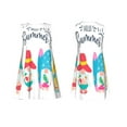 thumbnail image 7 of Honeii Gnomes Summer Print Women's Sleeveless Dress, Loose Fit Casual Dress for Women, Summer Fashion Dress, 7 of 7
