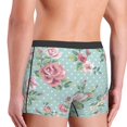 thumbnail image 3 of Uemuo Vintage Floral Pattern Men's Boxer Briefs,Trunk Anti-Chafing,Comfortable, Durable, and Stylish Underwear-XX-Large, 3 of 9