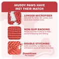 thumbnail image 3 of My Doggy Place Dog Mat for Muddy Paws, Washable Dog Door Mat, Light Coral, M, 3 of 7