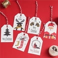 thumbnail image 2 of fastboy 100 Pcs/set Christmas Themed Paper Tag DIY Craft Paper Label Home Office Holiday Decoration, Christmas Tree, 2 of 9