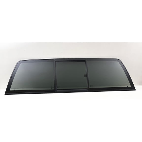 Manual Slider Back Window Back Glass Compatible with GMC Sierra / Chevrolet Silverado 1500 1500HD 1999-2013 & 2500 2500HD 3500 3500HD 1999-2014 & Classic 2007 Models