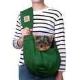 thumbnail image 1 of Tomkas Portabebés para perros pequeños - Bolsillo con cremallera, correa ajustable y bolsillo con cremallera - para mascotas de 3 a 10 libras, 1 of 5